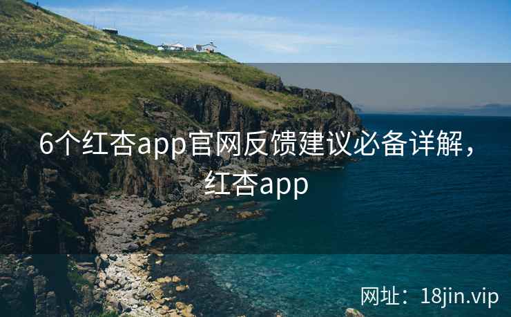 6个红杏app官网反馈建议必备详解，红杏app
